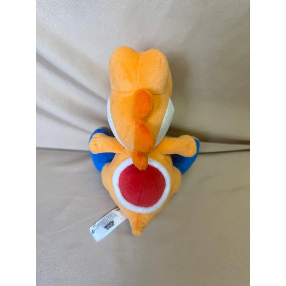 Nintendo Super Mario Orange Yoshi 6 Inch Plush Little Buddy San-Ei 2018 Toy